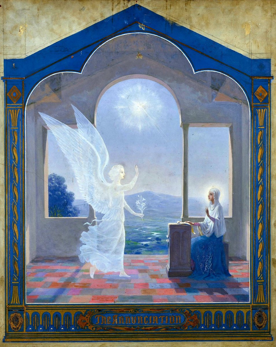 The Annunciation by Feodor Ivanovich Zakharov (1882-1968)