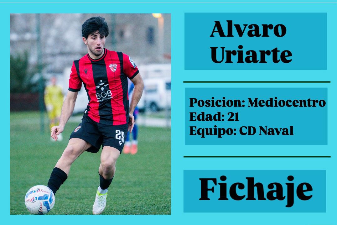 Seguimos con las incorporaciones!
Damos la bienvenida a Álvaro Uriarte!!!

#TerceraRFEF #alaviveiriño #viveirocf