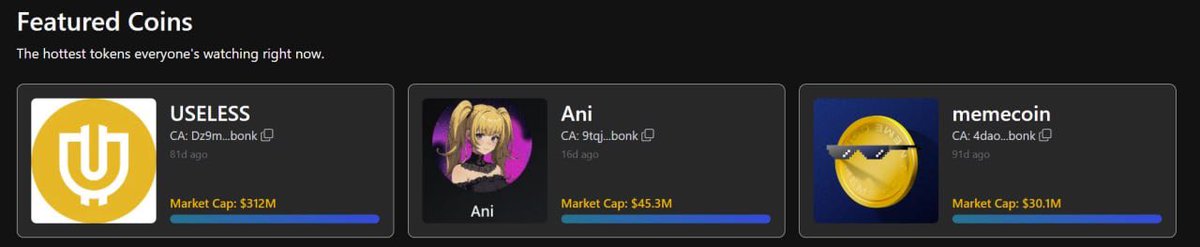 Anyone who is fading the #MEMECOIN cult wont have a choice soon, we're top 3 coins on <a href="/bonkfun/"></a> consistently and doing all the right things! 

The power of community goes a long way combined with the best CTO leader we will melt faces

lets keep working and it’ll speak for itself