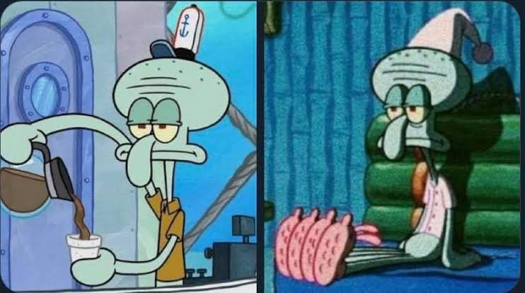 El diseñador cuando le pidieron hacer una gráfica la medianoche de un feriado