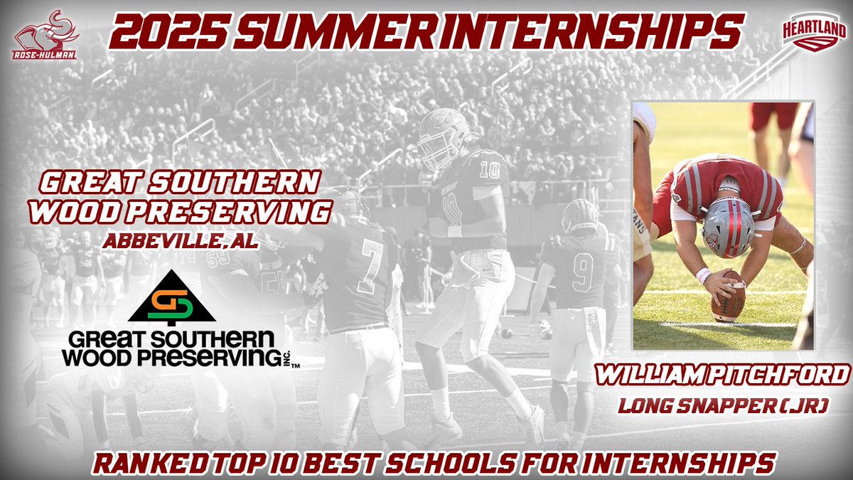 Rose-Hulman Football (@rosehulmanfb) on Twitter photo <a href="/JoeyAlexion22/">Joey Alexion</a> <a href="/Antonio_Barnes_/">Antonio Barnes</a> <a href="/brock_behrend/">Brock Behrend</a> <a href="/DaseHayden/">Hayden Dase</a> <a href="/Wbell2254/">Wyatt Bell</a> <a href="/Jacob_Dewitt18/">Jacob DeWitt</a> <a href="/Ahastings1765/">Austin Hastings</a> <a href="/GrosGavin/">Gavin Gros</a> <a href="/bkeat11/">Braden Keating</a> <a href="/Marshallkoch21/">Marshallkoch_21</a> <a href="/moore_conlan/">Conlan Moore</a> <a href="/SportsNanko/">Dr Nanko Sports Photography</a> <a href="/jnaviaux_12/">Jaxon Naviaux</a> Next up for the Fightin' Engineers is William Pitchford, Junior Long Snapper from Alabama. William is studying Chemical Engineering and interning with Great Southern Wood Preserving in Abbeville, AL. #WeWork <a href="/JoeyAlexion22/">Joey Alexion</a> <a href="/Antonio_Barnes_/">Antonio Barnes</a> <a href="/brock_behrend/">Brock Behrend</a> <a href="/DaseHayden/">Hayden Dase</a> <a href="/Wbell2254/">Wyatt Bell</a> <a href="/Jacob_Dewitt18/">Jacob DeWitt</a> <a href="/Ahastings1765/">Austin Hastings</a> <a href="/GrosGavin/">Gavin Gros</a> <a href="/bkeat11/">Braden Keating</a> <a href="/Marshallkoch21/">Marshallkoch_21</a> <a href="/moore_conlan/">Conlan Moore</a> <a href="/SportsNanko/">Dr Nanko Sports Photography</a> <a href="/jnaviaux_12/">Jaxon Naviaux</a> Next up for the Fightin' Engineers is William Pitchford, Junior Long Snapper from Alabama. William is studying Chemical Engineering and interning with Great Southern Wood Preserving in Abbeville, AL. #WeWork