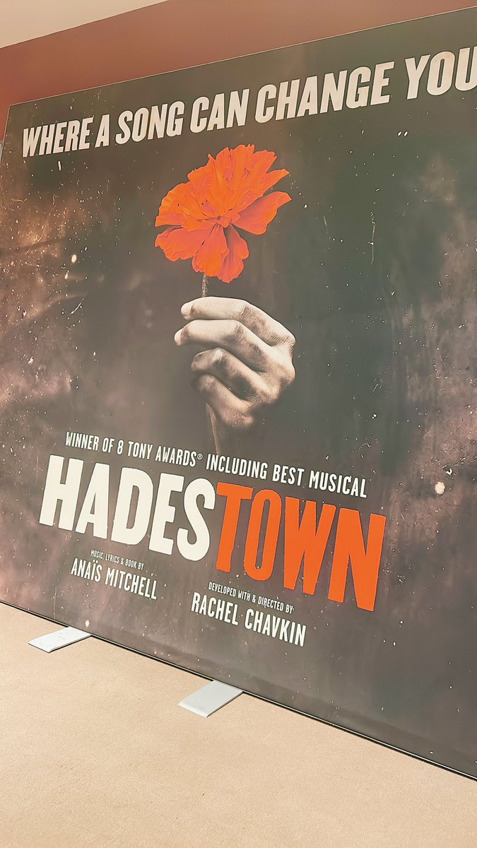 Hadestown was amazing ❤️🌹

Best (late) Bday gift