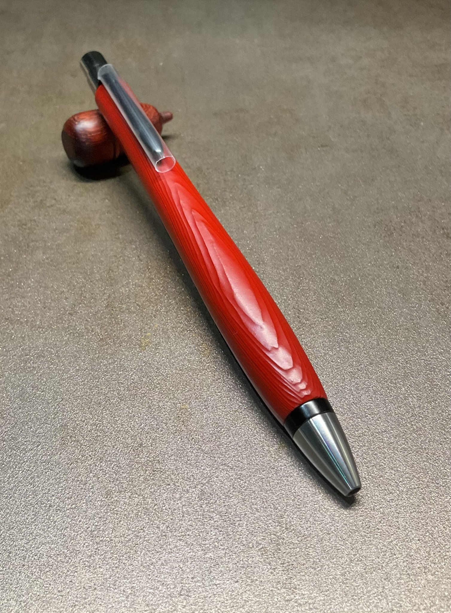 Woodpen craft ブビンガ　木製ボールペン　ウッドペンクラフト こだわりの逸品！大阪が生んだ木軸筆記『Woodpen craft(ウッド