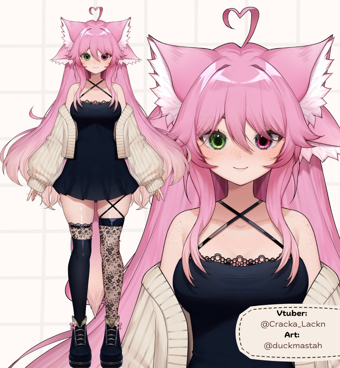 CrackaLackn 🌸🌿🦆 KITKAT | DEBUT August 23th! (@cracka_lackn) on Twitter photo 🌸HERE IS THE FULL MODEL!!! 🌸
What caught your eyes first?!
<a href="/duckmastah/">ku-ini ★ クィーニ | Live2D artist</a> did such a lovely job on her 🥰
Can't wait to show you outfit 2 👀
#vtuber #vtuberdebute #art #vtuberart #modelreveal #VtuberDebut 🌸HERE IS THE FULL MODEL!!! 🌸
What caught your eyes first?!
<a href="/duckmastah/">ku-ini ★ クィーニ | Live2D artist</a> did such a lovely job on her 🥰
Can't wait to show you outfit 2 👀
#vtuber #vtuberdebute #art #vtuberart #modelreveal #VtuberDebut