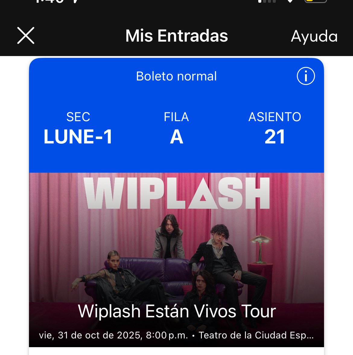 hola,volvimos 👋🏻
<a href="/Wiplash_oficial/">Wiplash</a>