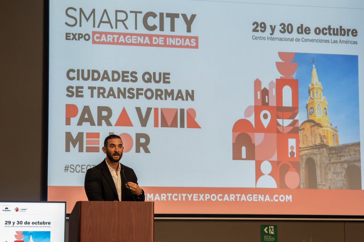 SmartCityCTG's tweet photo. ¡Así vivimos el lanzamiento oficial de Smart City Expo Cartagena 2025!

Los esperamos este 29 y 30 de octubre para imaginar, construir y transformar nuestras ciudades con tecnología, sostenibilidad e inclusión.
 
Más información en https://t.co/UJp0kE6NVx | Aplican T&amp;C

#SCECTG25 https://t.co/ZsBRAMF6d5