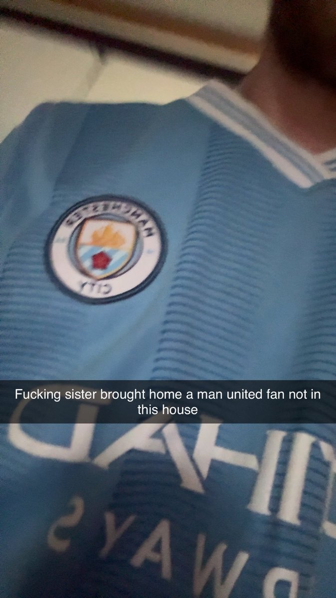 liamstat's tweet photo. Had to do this not up in my house #ManCity #epl https://t.co/Onpzol2oS6