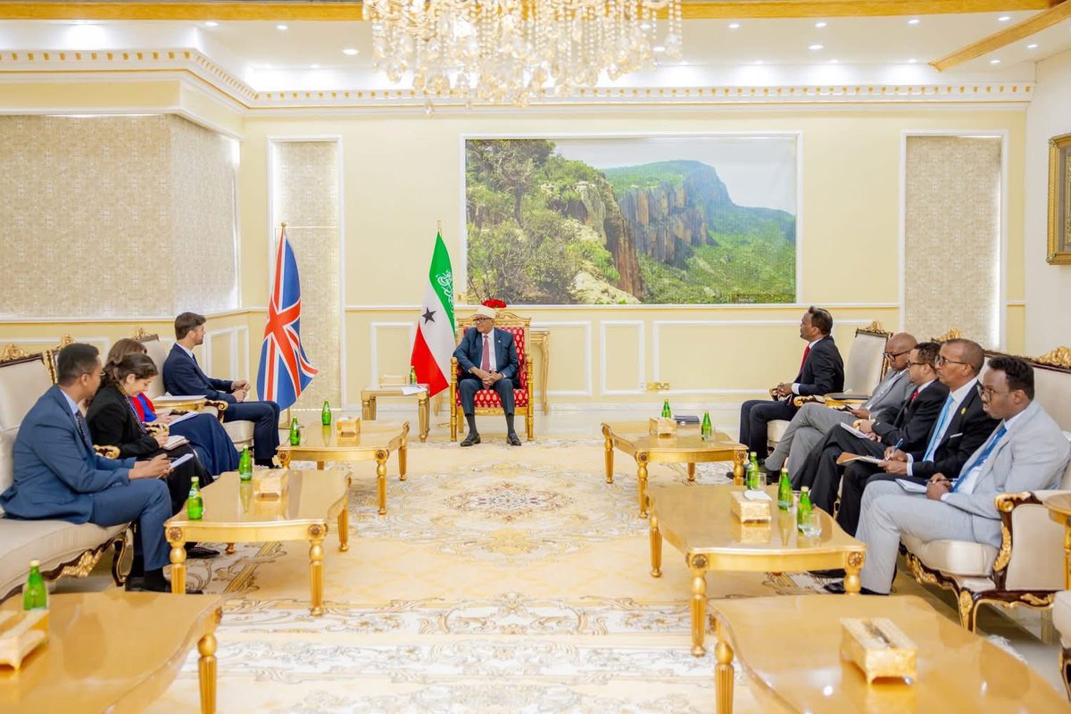 Dr Mohamed Hagi (@ambmohamedhagi) on Twitter photo Somaliland and the United Kingdom enjoy strong and longstanding relations, rooted in historical ties and a special partnership that is now deepening through enhanced trade cooperation, exemplified by the UK’s investment and strategic share in the development of Berbera Port. Somaliland and the United Kingdom enjoy strong and longstanding relations, rooted in historical ties and a special partnership that is now deepening through enhanced trade cooperation, exemplified by the UK’s investment and strategic share in the development of Berbera Port.