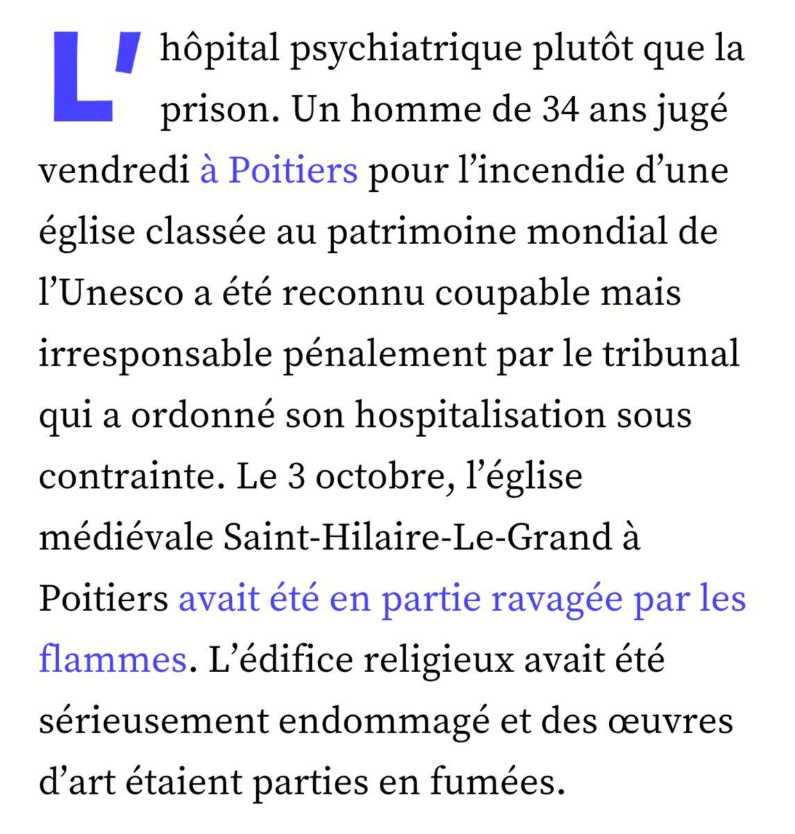 Marrant le double standard.