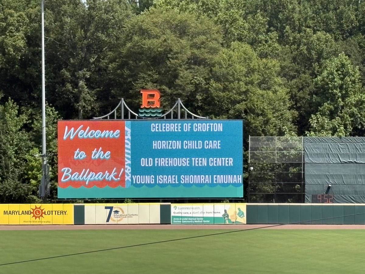 Chesapeake Baysox game and would you look at that 🥳 

#OFCSummerCampTrips