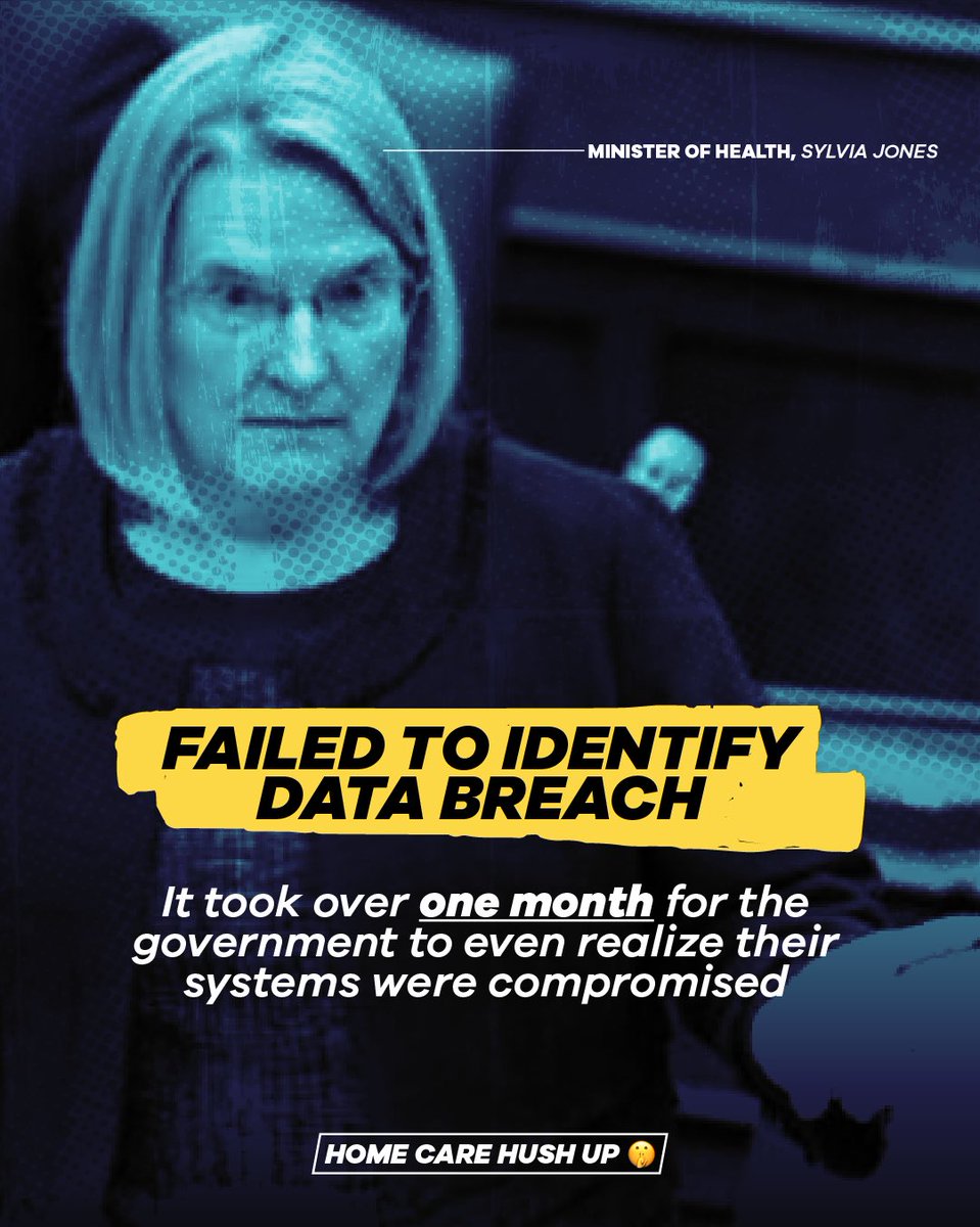 Stephanie Bowman (@stephaniebowman) on Twitter photo The Ford Conservative government knew about a massive health data breach affecting 200k+ patients and said NOTHING until <a href="/ShamjiAdil/">Dr. Adil Shamji 🇨🇦</a> broke this story. This isn’t just a breach of data - it’s another reason we can’t trust this government.
#onpoli The Ford Conservative government knew about a massive health data breach affecting 200k+ patients and said NOTHING until <a href="/ShamjiAdil/">Dr. Adil Shamji 🇨🇦</a> broke this story. This isn’t just a breach of data - it’s another reason we can’t trust this government.
#onpoli