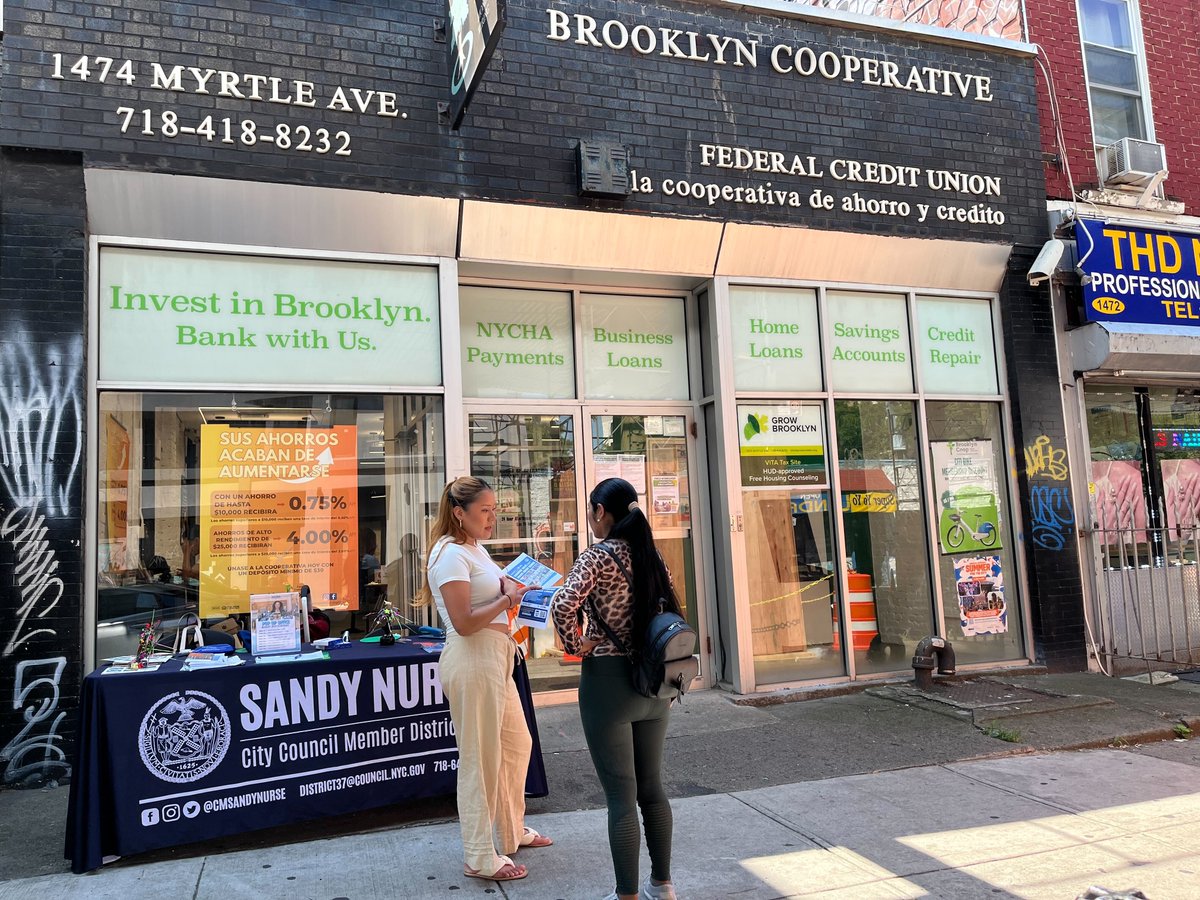 We officially closed out our July pop-up offices across the district today! 

Missed us? Our team will be back outside on August 5th at Knickerbocker Plaza from 3 to 5 PM. Get assistance from our team on anything from housing, immigration, sanitation, and more.