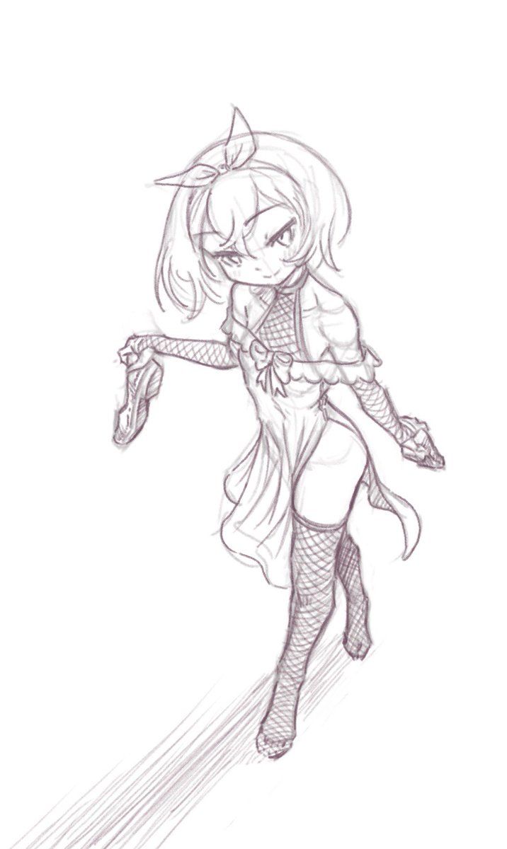 Some practice from yesterday.

Petra fishnets is something new on my part surprisingly.