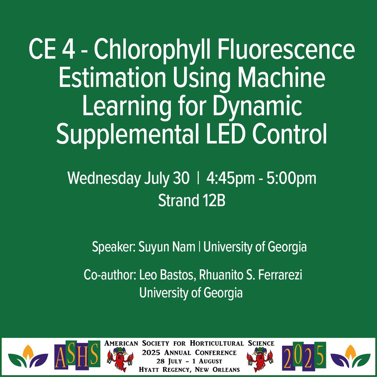 PP Systems @ppsystems.bsky.social (@pp_systems) on Twitter photo Great #ASHS2025 talk! Learn how researchers trained a model to predict ΦPSII from #environmental data—no need for constant #fluorescence measurements & avoiding photoinhibition—an #innovative step toward precision, non-invasive, cultivar-specific lighting in #CEA <a href="/ferrarezilab/">Ferrarezi Lab of CEA @ UGA</a> Great #ASHS2025 talk! Learn how researchers trained a model to predict ΦPSII from #environmental data—no need for constant #fluorescence measurements & avoiding photoinhibition—an #innovative step toward precision, non-invasive, cultivar-specific lighting in #CEA <a href="/ferrarezilab/">Ferrarezi Lab of CEA @ UGA</a>
