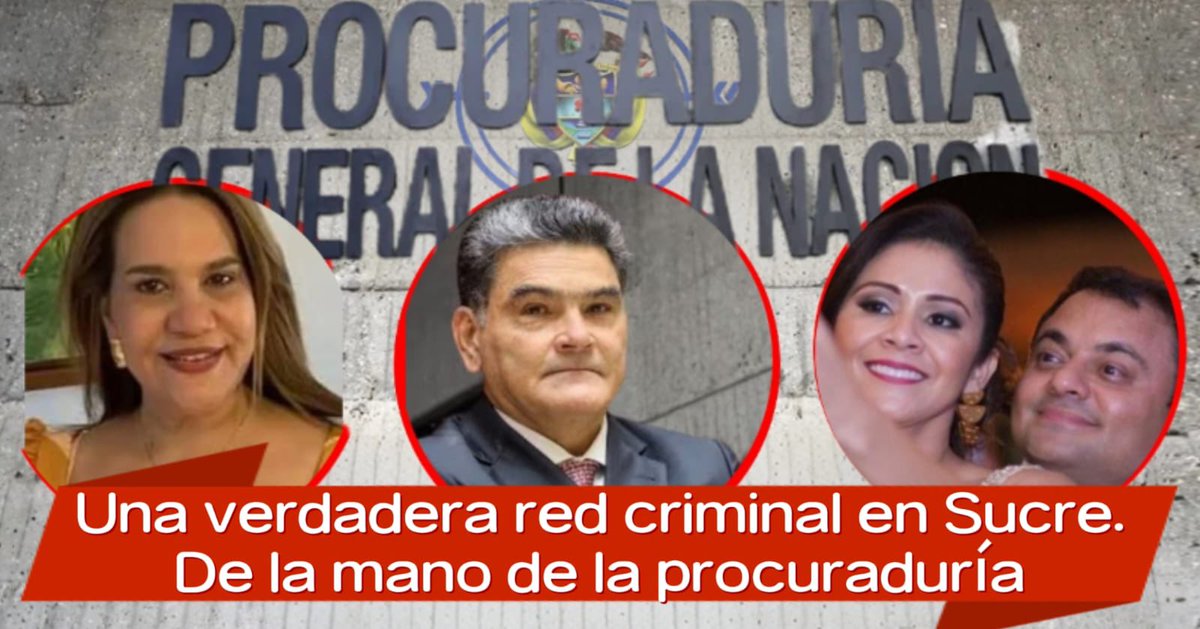 1/3 #OjoAlDato un presunto escándalo de corrupción estaría por estallar en Sucre,  todo patrocinado por la procuradora regional Indira Revollo. Muchas son las razones de PESO en un entramado criminal que atenta con los recursos del plan de alimentación escolar y la seguridad
