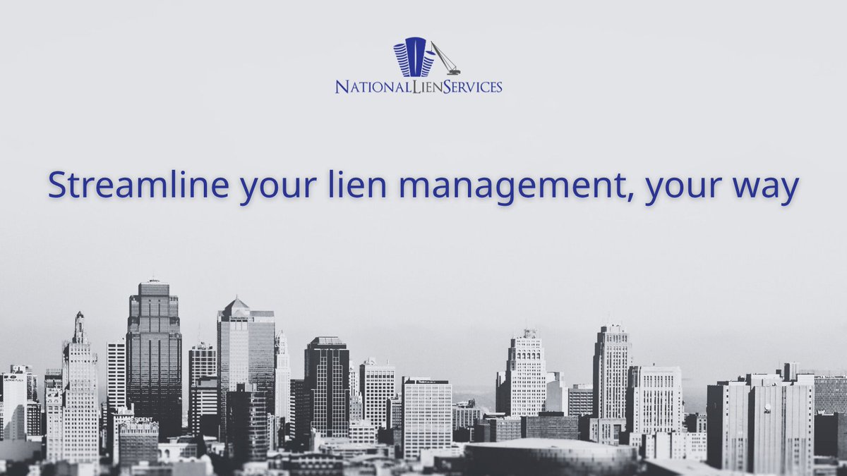 NationalLien's tweet image. Simplify #lien management with ease. Choose full or partial #support—tailored for your needs. Learn how we make it effortless today bit.ly/413iVPO!  #LienManagement #BusinessSolutions #NLS
