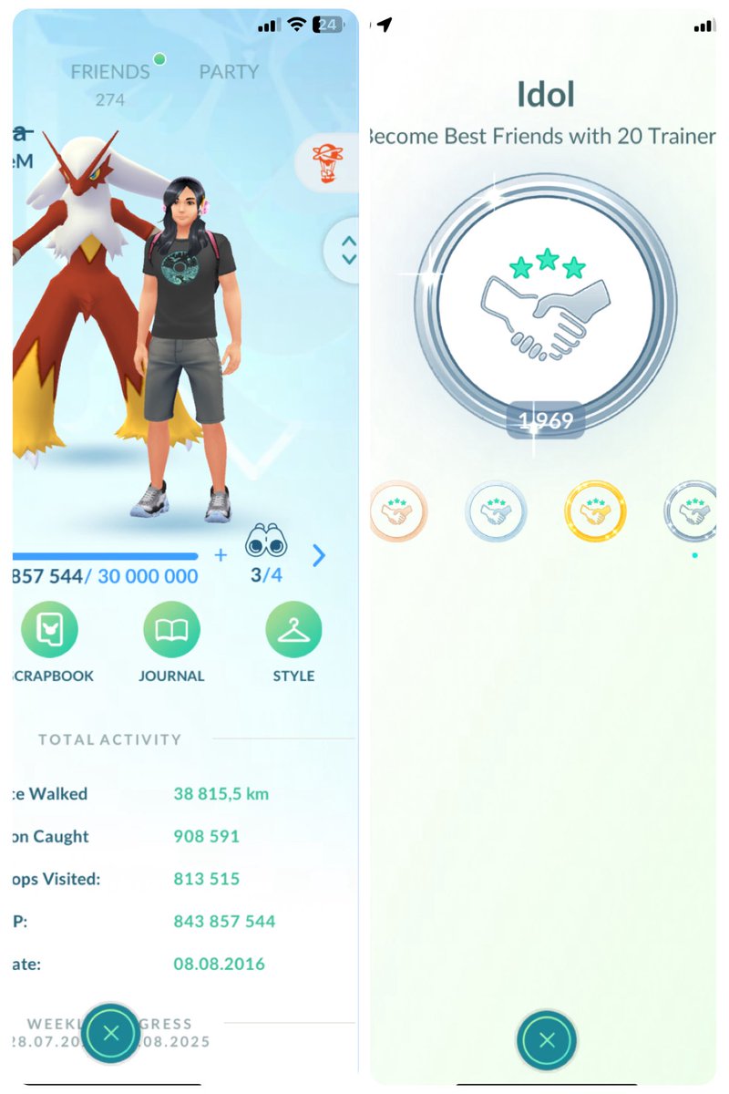 Looking for people to build quick friendship with.

Cleared a lot of spaces. I will interact daily. 

Looking for 70 people who can open my gifts daily🥳☺️

I never use lucky egg, so feel free to open to uf/bf whenever it fits you🤩☺️

356915121954