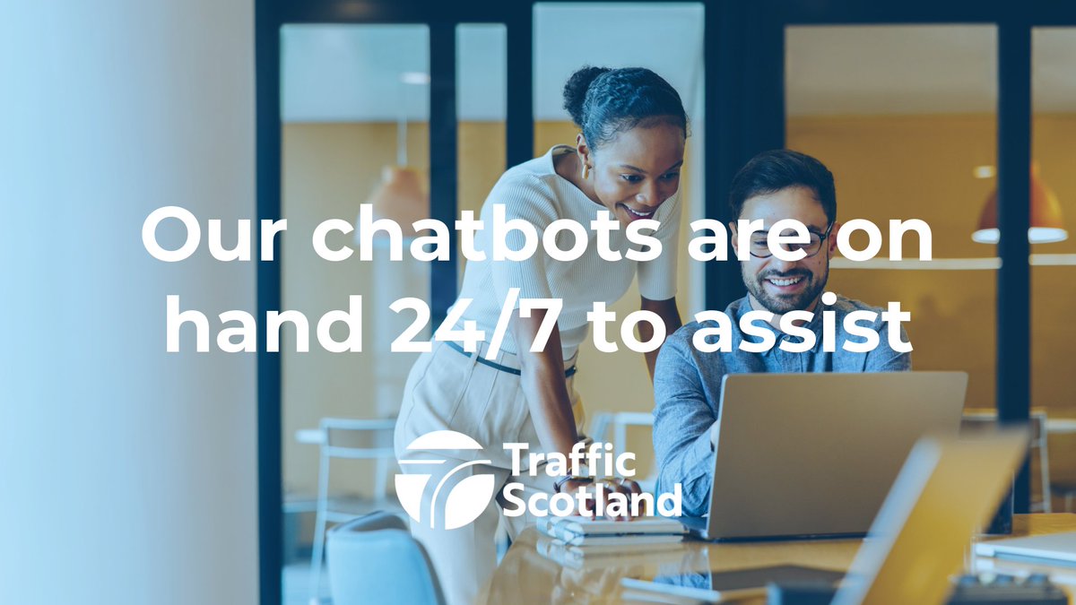 trafficscotland's tweet image. We are signing off for the night...

But our chatbots are on hand 24/7 to assist!🤖

Simply get in touch via direct message with any queries❤️

#HappyToHelp
