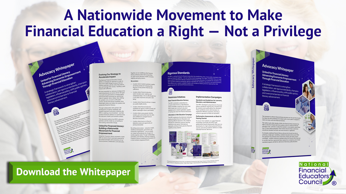Want to understand why financial literacy is still out of reach for most students—and how to change it? The NFEC’s new whitepaper breaks down a bold, scalable plan to embed real-world money skills into every stage of education. financialeducatorscouncil.org/nfec-advocacy-…