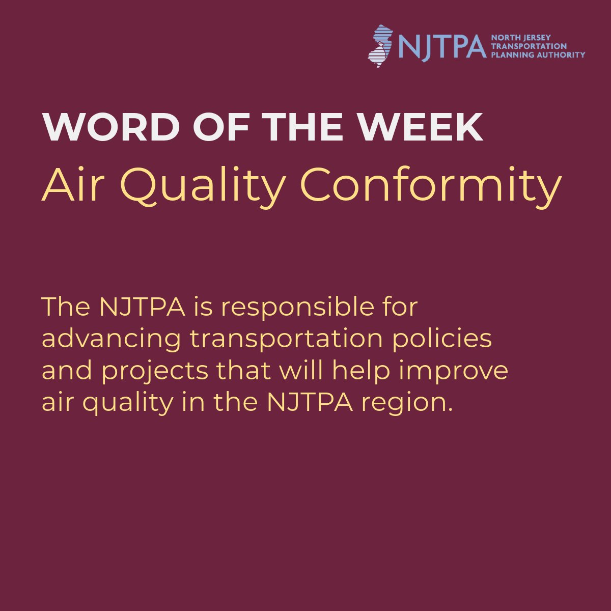 We use annual computer modeling to predict the air quality effects of our #transportation projects. And because your voice counts, we have clear ways for the public and other groups to be part of the process. Learn more: l8r.it/ECIo
#WordOfTheWeek