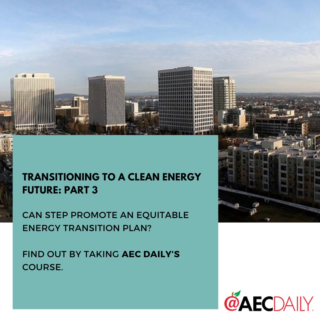 Expand your knowledge with our FREE online course.

AEC Daily : Transitioning to a Clean Energy Future: Part 3 - aecdai.ly/doug09e
