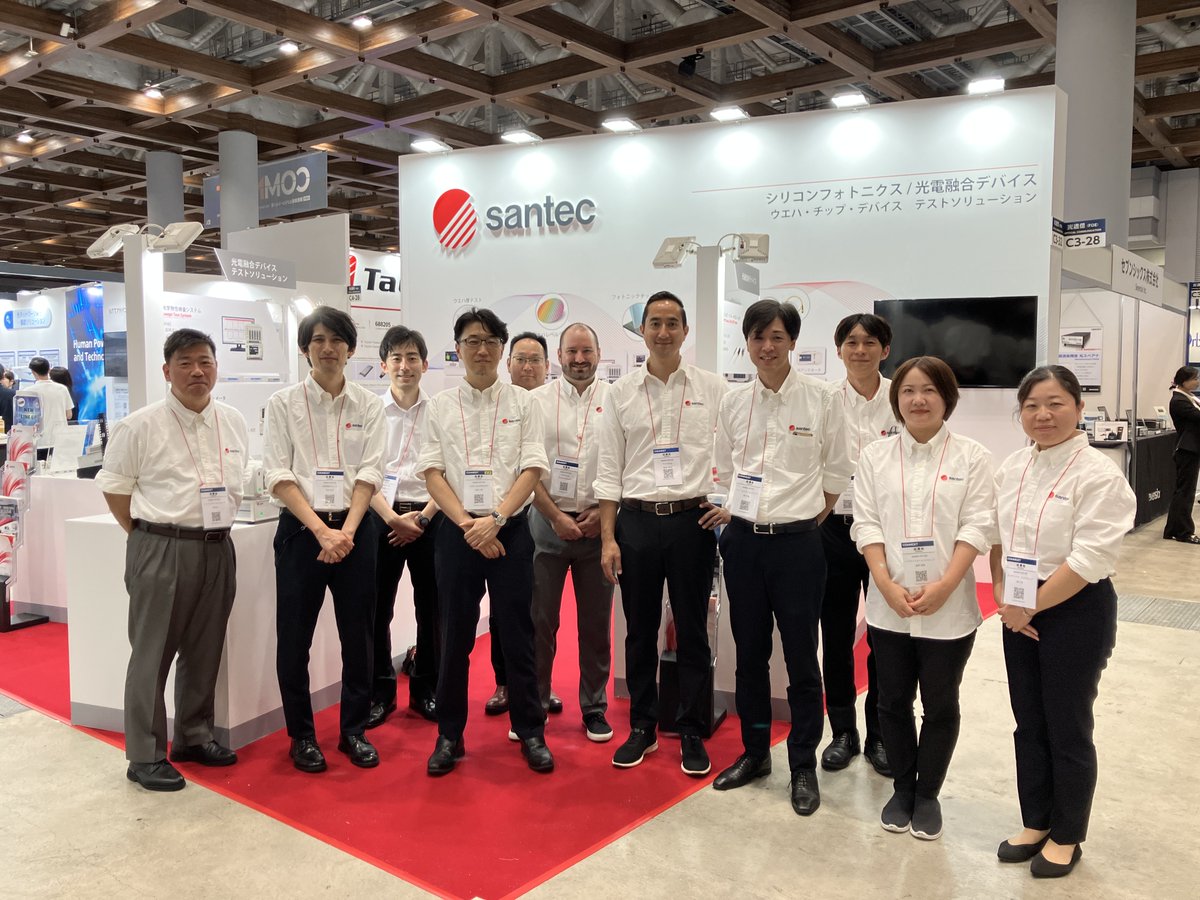 Team Santec is ready to welcome you at COMNEXT 2025 in Tokyo!
Explore our latest photonics innovations and test solutions.

📅 July 30 – Aug 1, 2025
📍 Tokyo Big Sight, Japan
📍 Booth #C3-32

Come say hello! 
#COMNEXT2025 #Photonics #Santec #Tokyo