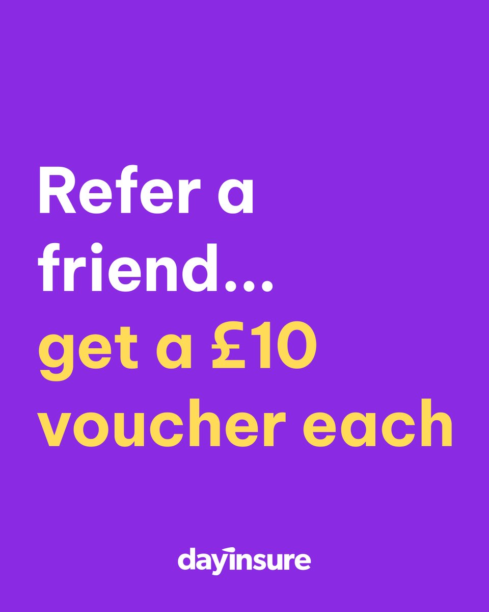 On #InternationalDayOfFriendship, why not share the driving with your mates 🚙

When you refer a friend using this link, and they purchase their first policy, you’ll both receive a £10 gift voucher 🤩 bit.ly/46VseVF

#friends #roadtrip #carinsurance #referafriend