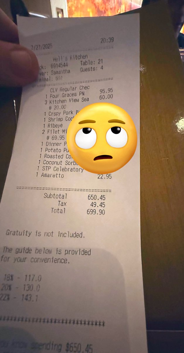 John Curtas (@eatinglasvegas) on Twitter photo Kitchen View: $20/pp
Another Las Vegas Strip/Overblown/Absentee Celebrity Chef/Corporate Rip-Off: Priceless
<a href="/EatTalkRepeat/">Eat. Talk. Repeat.</a> Kitchen View: $20/pp
Another Las Vegas Strip/Overblown/Absentee Celebrity Chef/Corporate Rip-Off: Priceless
<a href="/EatTalkRepeat/">Eat. Talk. Repeat.</a>