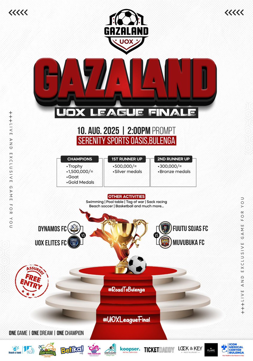 The winner takes it all🏆

#UOXLeague 
#RoadToBulenga
