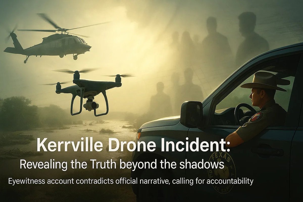 dronelaws's tweet photo. Eyewitness Confirms Drone Involved in Helicopter Collision Was Operated by DPS, Not Civilian

From Blame to Truth: Eyewitness Testimony Undermines Official Kerrville Drone Narrative https://t.co/qEhA3Xjc8a