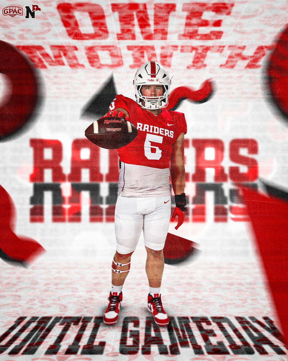One month until we're under the lights!

#NWCRaiders