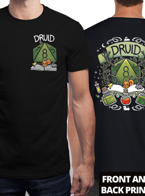 "Druid Dice" is today's tee on qwertee.com RePost for a chance at a FREE TEE!