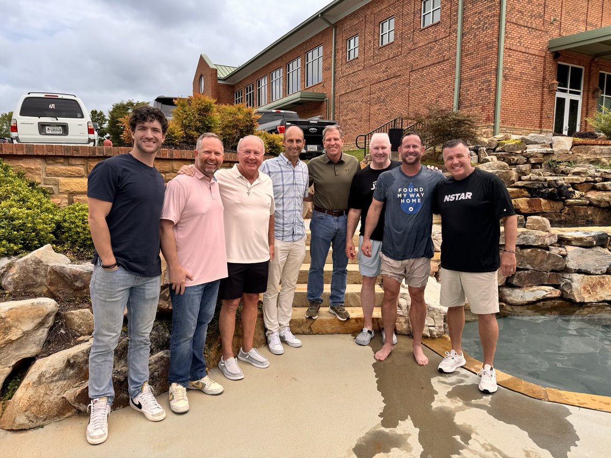 Great group of baseball coaches and pro scouts from our weekly Zoom Bible study / discipleship group in support of LA Angels scout, Brandon McArthur’s Baptism today ⁦<a href="/nsckennesaw/">NorthStar Church</a>⁩