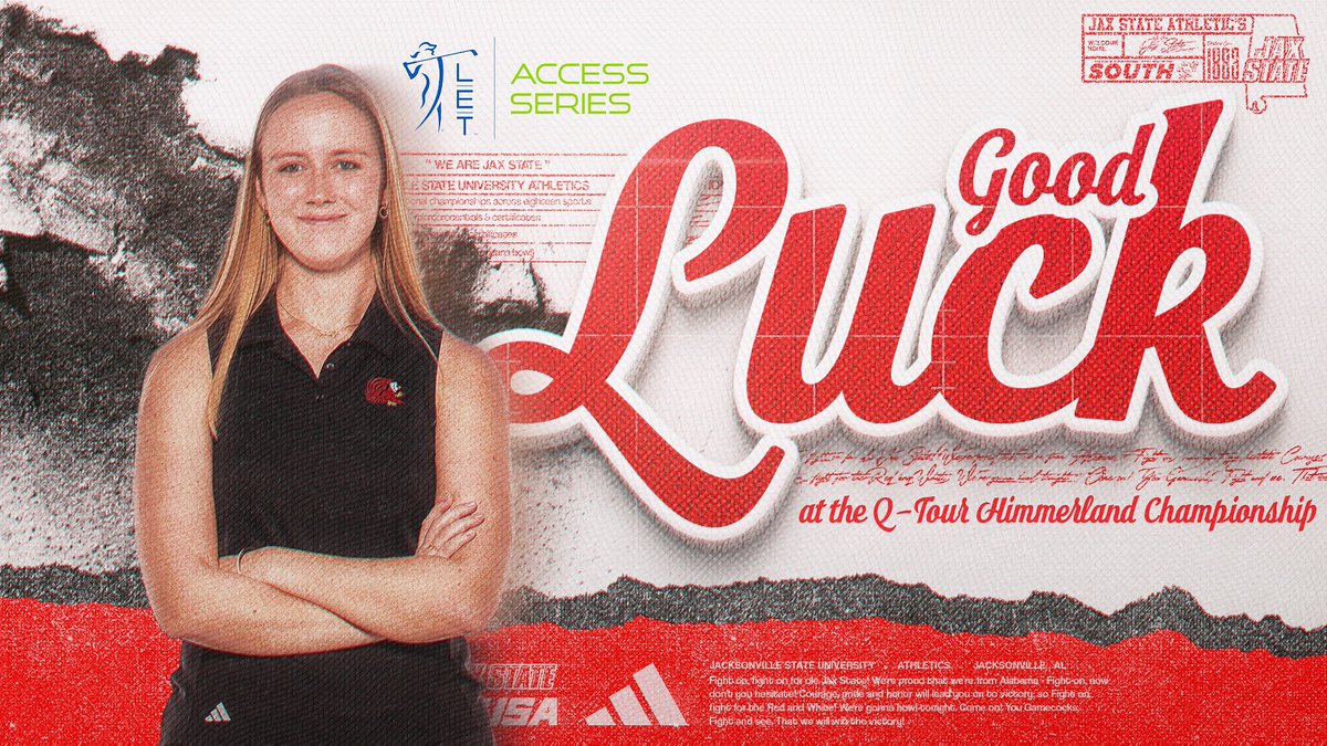Jacksonville State Women's Golf (@jaxstatewg) on Twitter photo Emilieโs next opportunity ๐
Best of luck this week competing in the <a href="/LETAccess/">LET Access Series</a> Q-Tour Himmerland, Emilie!
#StayCocky ๐ Emilieโs next opportunity ๐
Best of luck this week competing in the <a href="/LETAccess/">LET Access Series</a> Q-Tour Himmerland, Emilie!
#StayCocky ๐
