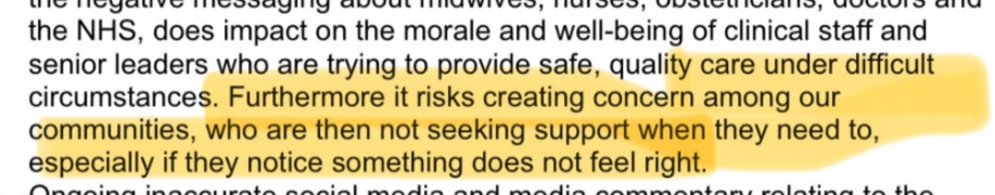 Dr Katie Cairns (@kiityc) on Twitter photo <a href="/Laurenncaul/">Lauren</a> <a href="/BTHFT/">Bradford Teaching Hospitals NHS FT</a> The absolute CHUTZPAH of this!!!
âStop telling people we ignored you when you told us something wasnât right!
Itâll be YOUR fault if people donât feel we are safe to confide in!
They just assume weâll ignore them, and then donât even give us an opportunity to do so!â <a href="/Laurenncaul/">Lauren</a> <a href="/BTHFT/">Bradford Teaching Hospitals NHS FT</a> The absolute CHUTZPAH of this!!!
âStop telling people we ignored you when you told us something wasnât right!
Itâll be YOUR fault if people donât feel we are safe to confide in!
They just assume weâll ignore them, and then donât even give us an opportunity to do so!â