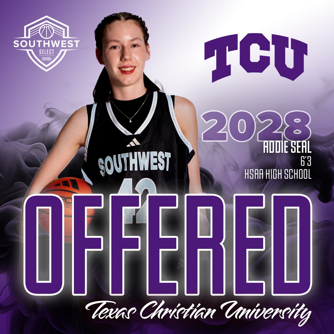 Adeline -Addie- Seal (@aswishyseal) on Twitter photo After a great conversation with Coach Campbell, I'm extremely grateful to have received an offer from <a href="/tcuwbb/">TCU Women’s Basketball</a> !! Thank you for believing in me! #gofrogs After a great conversation with Coach Campbell, I'm extremely grateful to have received an offer from <a href="/tcuwbb/">TCU Women’s Basketball</a> !! Thank you for believing in me! #gofrogs