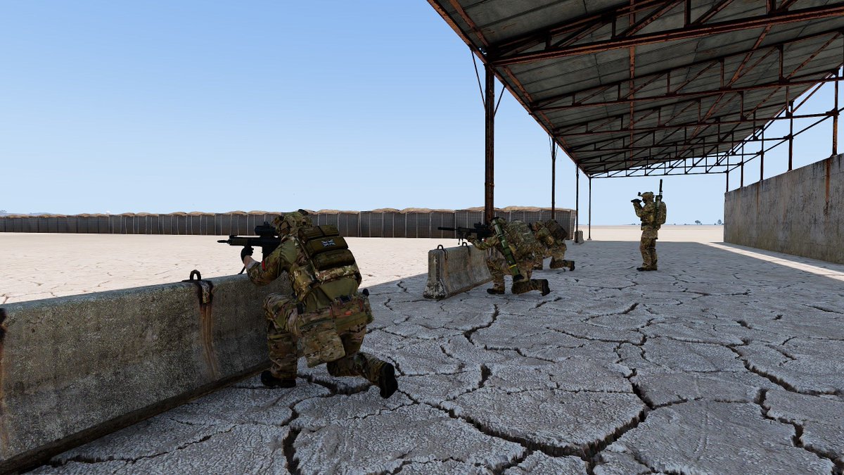 🌍 During our deployment 40CDO hosted a marksmanship course for the marines! check out some of the pics! #arma #arma3 #military #britishmilitary #marine