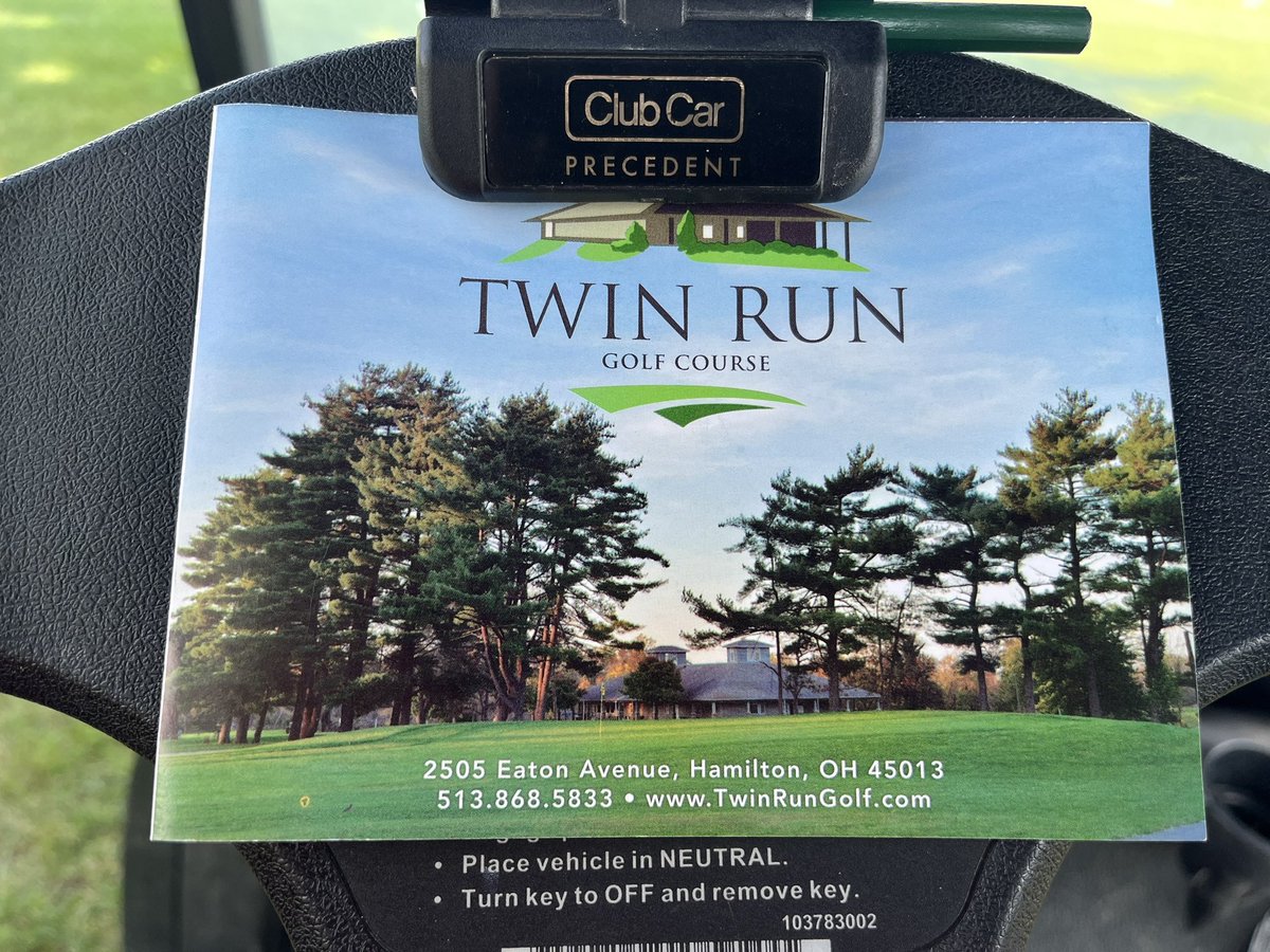 Greetings from Twin Run Golf Course, just finished covering season-opening boys golf as Badin tops Hamilton 328-344 ... full coverage with comments from players and coaches on both sides and a full professional photo gallery with captions coming at swohiosportsdaily.com