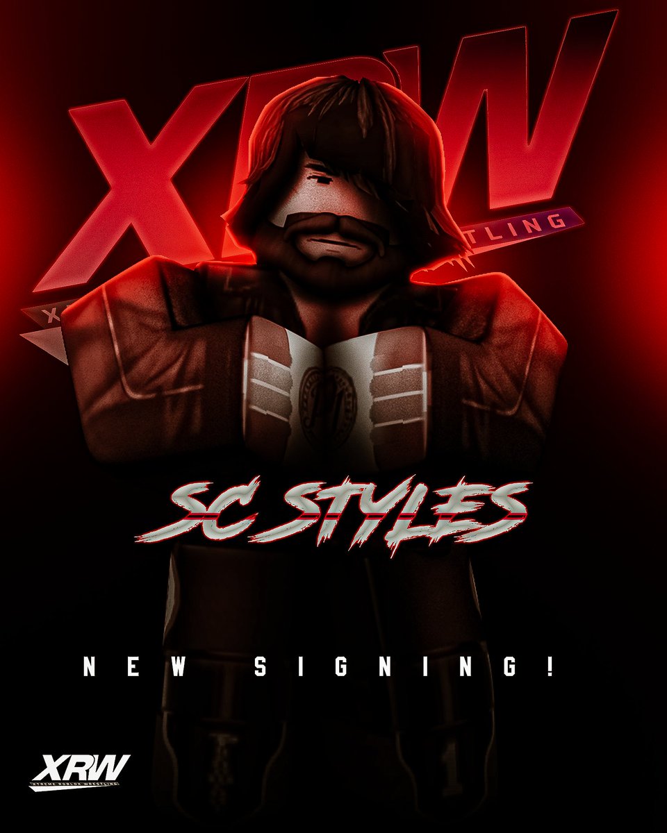 Xtreme Roblox Wrestling (@xrwnation) on Twitter photo The PHENOMENAL ONE has ARRIVED.
One of the most DECORATED Ro-Wrestlers today, @SCStylesOrg has OFFICIALLY put PEN TO PAPER as he signs a SUPERSTAR CONTRACT with <a href="/XRWNation/">Xtreme Roblox Wrestling</a>
You can catch him LIVE every FRIDAY NIGHT at 6PM Eastern! The PHENOMENAL ONE has ARRIVED.
One of the most DECORATED Ro-Wrestlers today, @SCStylesOrg has OFFICIALLY put PEN TO PAPER as he signs a SUPERSTAR CONTRACT with <a href="/XRWNation/">Xtreme Roblox Wrestling</a>
You can catch him LIVE every FRIDAY NIGHT at 6PM Eastern!