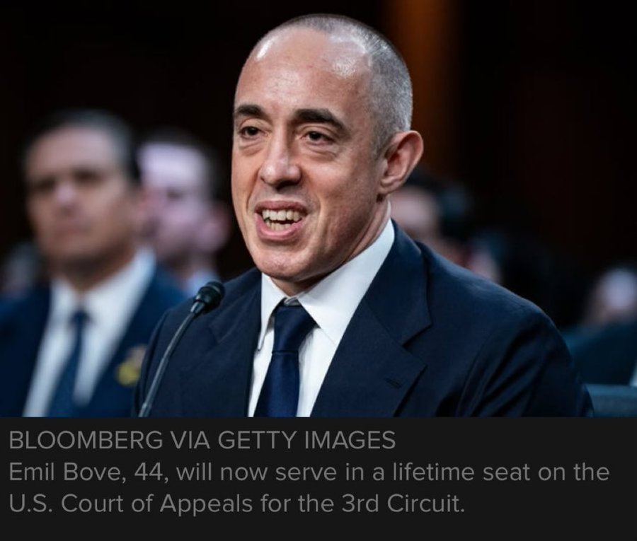 seastersjones's tweet image. So you really want us all to believe that Emil Bove is 44 and Stephen Miller is 39?
