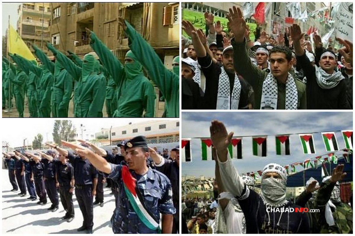 Rappel de ce qu'est le peuple Palestinien en 4 images.

#islamonazisme