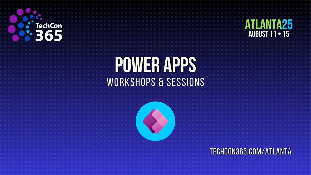 TechCon 365, PWRCON & DATACON (@techcon365) on Twitter photo Attend our #PowerApps workshops & sessions for #Atlanta August 11-15 techcon.ai/ATLpowerapps
Top #MVP presenters including:
<a href="/PStork/">Paul Papanek Stork</a>
<a href="/ScottJShearer/">Scott Shearer MVP</a>
<a href="/idubbs/">Wes Preston</a>
<a href="/EEMancini/">Emily Mancini | @M365Miami</a>
<a href="/RinBytes/">Karinne Bessette</a>
<a href="/LShelton_Tech/">Lindsay Shelton 🦋 @lindsaytshelton.com</a>
<a href="/ShanesCows/">Shane Young Power Apps MVP</a>
<a href="/heidi_jordan14/">Heidi Jordan</a>
<a href="/percusn/">Liz Sundet #NotTracy</a>
<a href="/pgbhoyar/">Prashant G Bhoyar, Microsoft AI MVP</a> Attend our #PowerApps workshops & sessions for #Atlanta August 11-15 techcon.ai/ATLpowerapps
Top #MVP presenters including:
<a href="/PStork/">Paul Papanek Stork</a>
<a href="/ScottJShearer/">Scott Shearer MVP</a>
<a href="/idubbs/">Wes Preston</a>
<a href="/EEMancini/">Emily Mancini | @M365Miami</a>
<a href="/RinBytes/">Karinne Bessette</a>
<a href="/LShelton_Tech/">Lindsay Shelton 🦋 @lindsaytshelton.com</a>
<a href="/ShanesCows/">Shane Young Power Apps MVP</a>
<a href="/heidi_jordan14/">Heidi Jordan</a>
<a href="/percusn/">Liz Sundet #NotTracy</a>
<a href="/pgbhoyar/">Prashant G Bhoyar, Microsoft AI MVP</a>