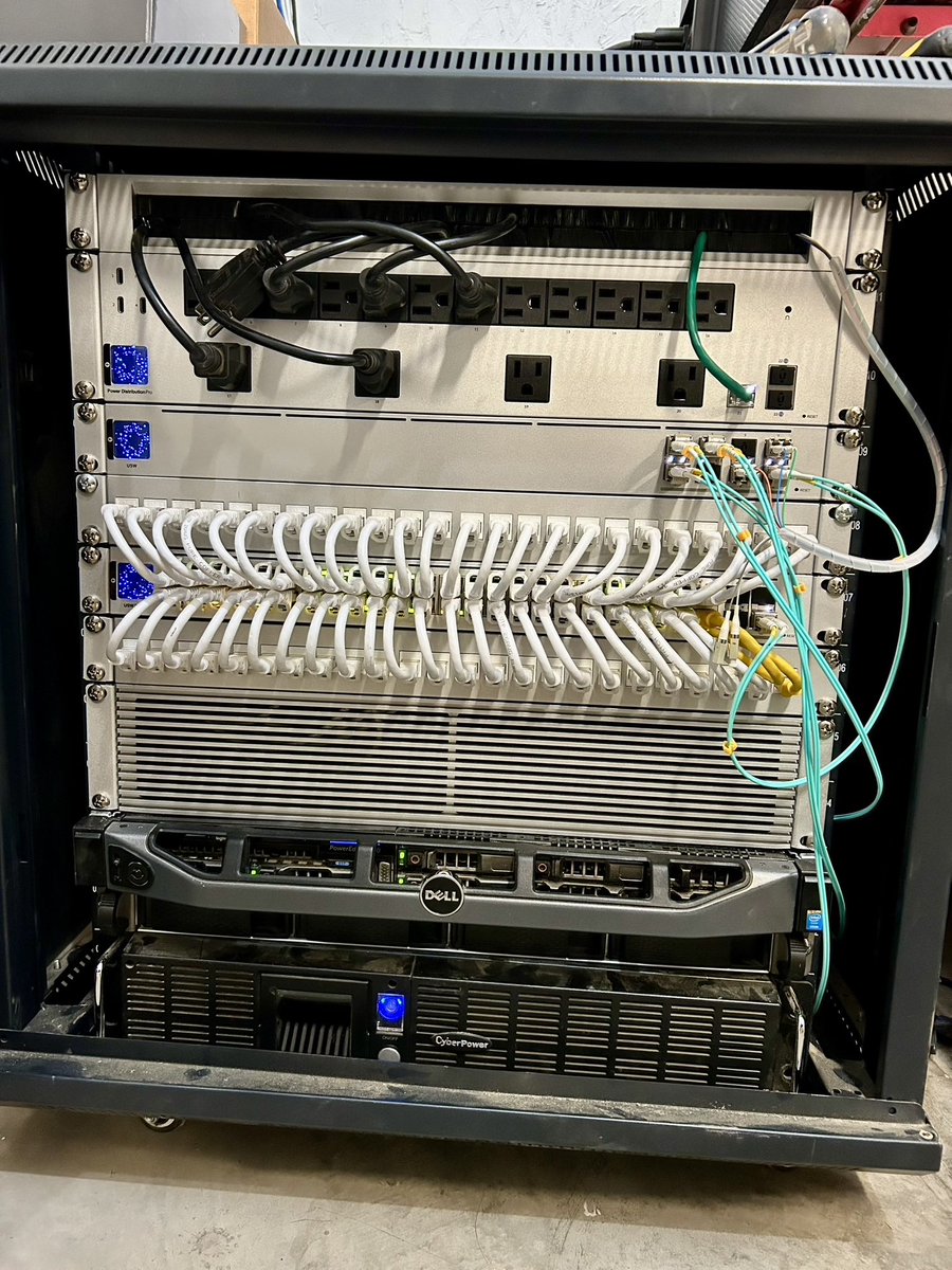 Around October of ‘23, EWD added another building next door, so a fiber line was run and I purchase some more <a href="/Ubiquiti/">Ubiquiti Inc</a> equipment and split the system into 2 racks - one in each building.