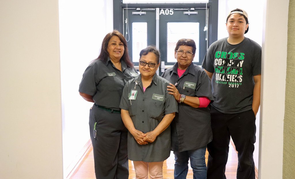 During summer break, our Hempstead ISD custodial staff work hard cleaning and preparing our schools and facilities for the first day of school. We thank them for their hard work and dedication throughout the summer and school year!