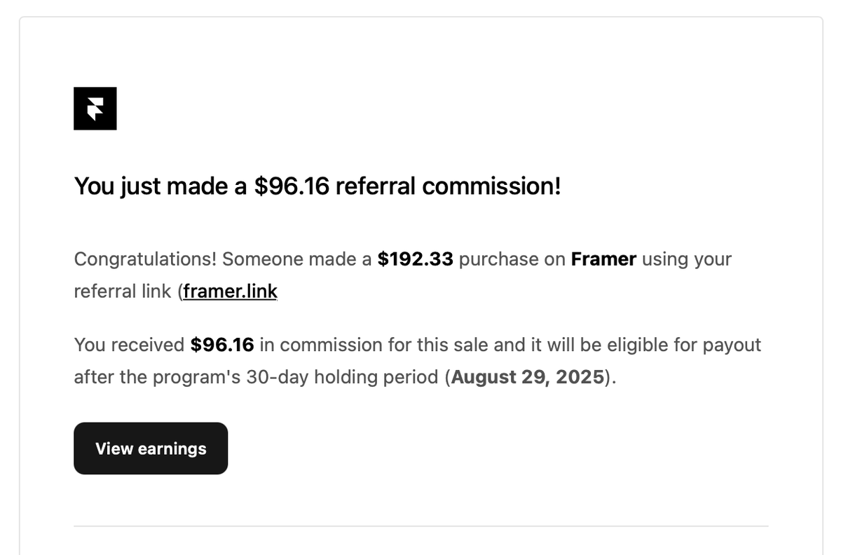 ajoy_liu's tweet photo. Just woke up to this sweet notification from Dub! Absolutely loving @framer nowadays💜 

#buildinpublic #framer #webdesign #uidesign #uxtools #nocode #founderjourney #indiehacker #saas #productdesign #framerwebsite #template #designinspiration #startupbuilder #100daysofnocode https://t.co/0A8YAQQCtu