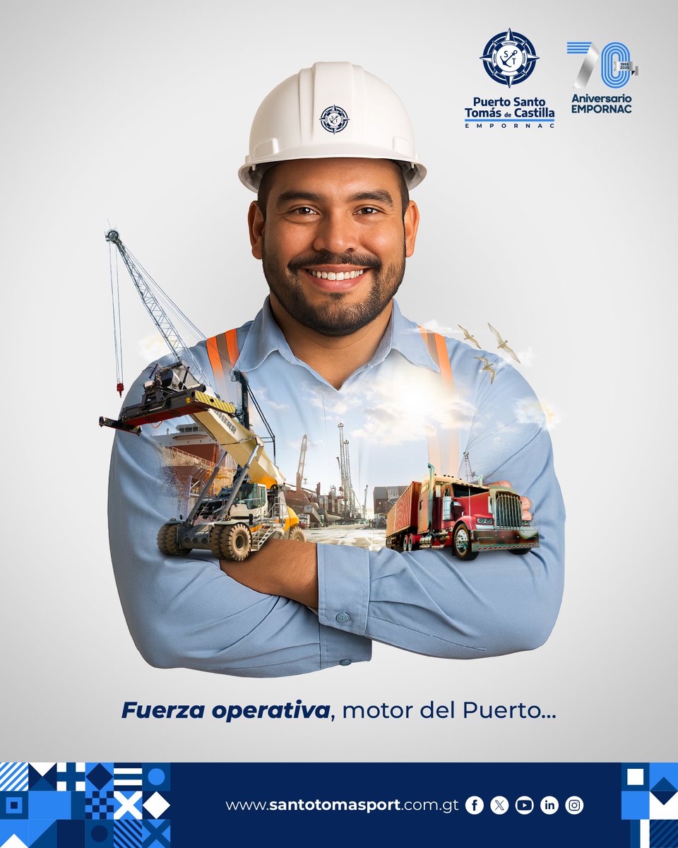 La fuerza operativa, uno de los pilares de EMPORNAC, impulsa el desarrollo del Puerto Santo Tomás de Castilla.  🚢

Nuestro compromiso es brindar servicios portuarios eficientes y seguros, fortaleciendo el comercio exterior y contribuyendo al crecimiento de Guatemala.