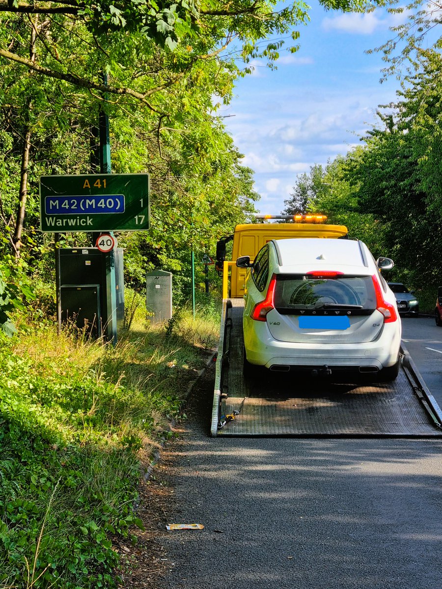 The Team were out with our Roads Policing Colleagues today tackling speeding. A number of drivers were spoken to and reported for speeding in the area and we came across a vehicle without insurance on Damson Parkway and took it off the road. 

PC 29122