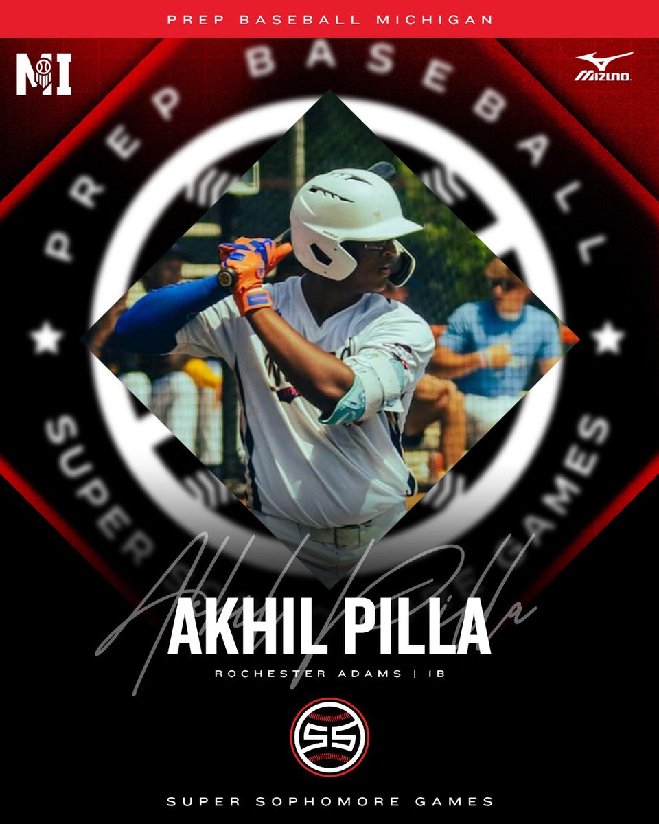 Prep Baseball Michigan (@prepbaseballmi) on Twitter photo ๐๐ข๐๐ฐ๐๐ฌ๐ญ ๐๐ฎ๐ฉ๐๐ซ ๐๐จ๐ฉ๐ก๐จ๐ฆ๐จ๐ซ๐ ๐๐๐ฆ๐๐ฌ
2028 1B Akhil Pilla (Rochester Adams) is locked in for #MWSSG25 at Ohio State ๐
<a href="/pilla_akhil/">Akhil Pilla</a> | <a href="/AdamsBaseball/">Rochester Adams Baseball</a> ๐๐ข๐๐ฐ๐๐ฌ๐ญ ๐๐ฎ๐ฉ๐๐ซ ๐๐จ๐ฉ๐ก๐จ๐ฆ๐จ๐ซ๐ ๐๐๐ฆ๐๐ฌ
2028 1B Akhil Pilla (Rochester Adams) is locked in for #MWSSG25 at Ohio State ๐
<a href="/pilla_akhil/">Akhil Pilla</a> | <a href="/AdamsBaseball/">Rochester Adams Baseball</a>