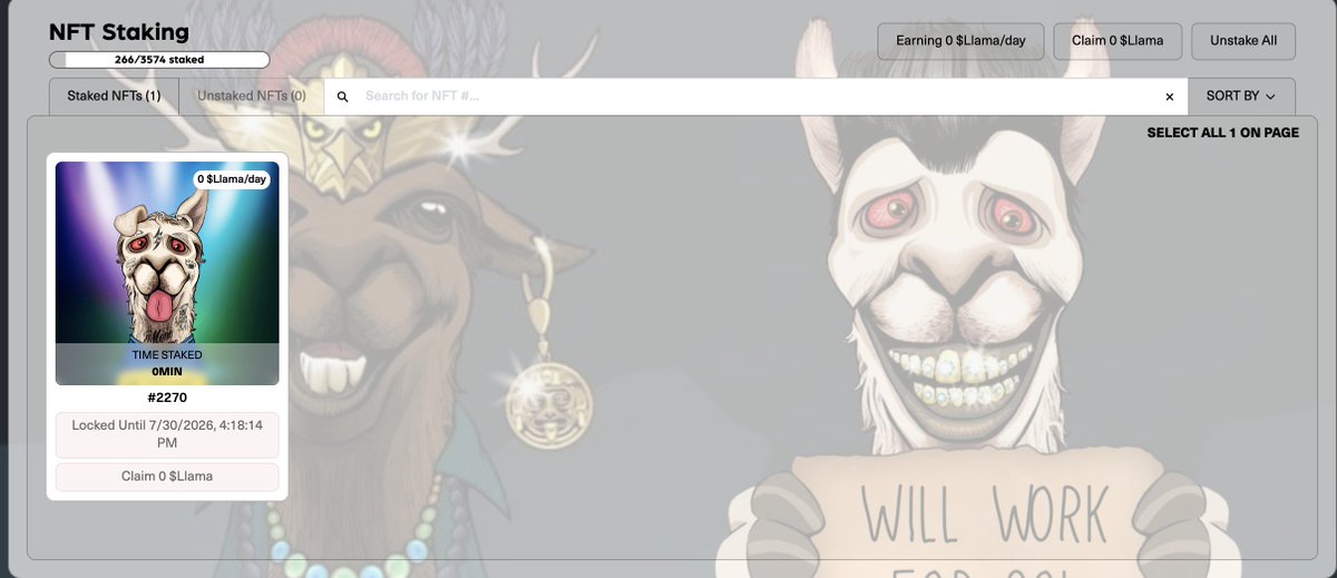 Valom (@valomcratch) on Twitter photo These degenerate Llamas moved to Solana recently and they just opened up their staking site today with <a href="/GotmLabz/">GOTM Labz</a>. I locked up my Llama for 365 days without hesitation. 48 hours to follow my lead to receive a special allocation of their token and lock in for the ride!
<a href="/lallamapic/">La Llama Politically Incorrect Club</a> These degenerate Llamas moved to Solana recently and they just opened up their staking site today with <a href="/GotmLabz/">GOTM Labz</a>. I locked up my Llama for 365 days without hesitation. 48 hours to follow my lead to receive a special allocation of their token and lock in for the ride!
<a href="/lallamapic/">La Llama Politically Incorrect Club</a>
