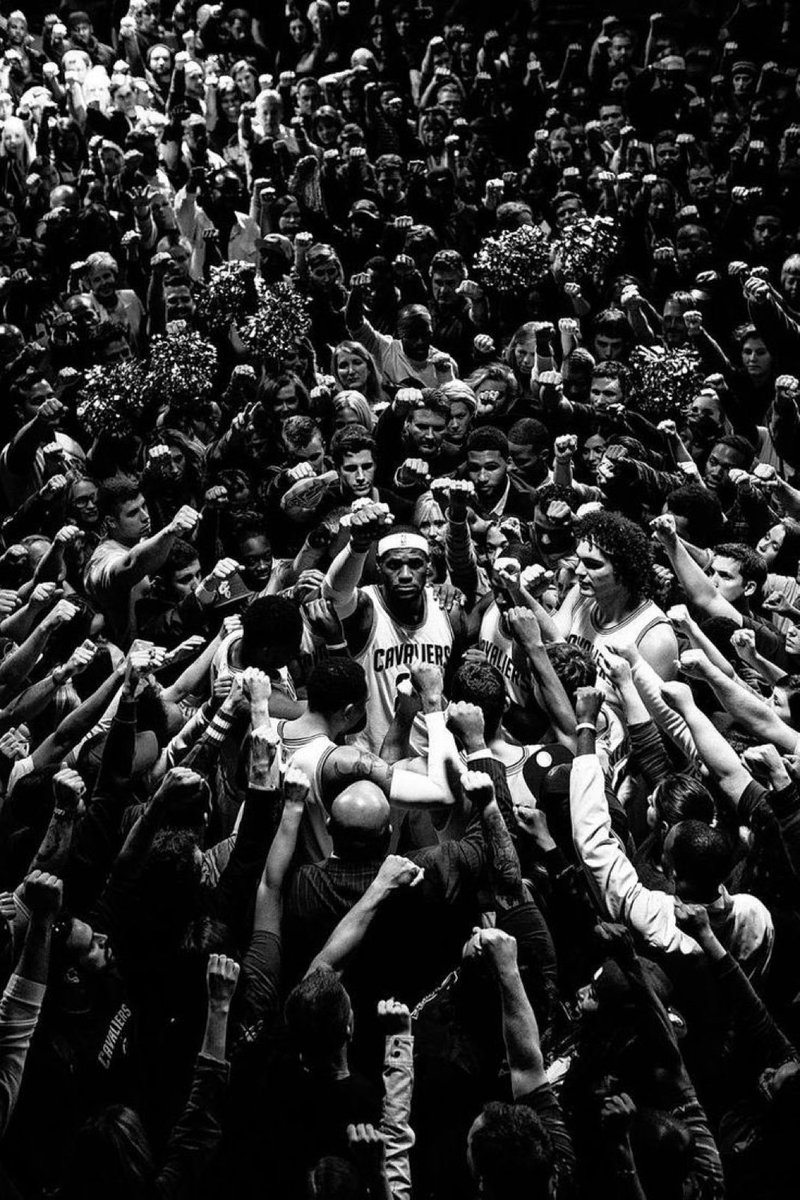 Esta es una de las mejores fotos que tiene LeBron James